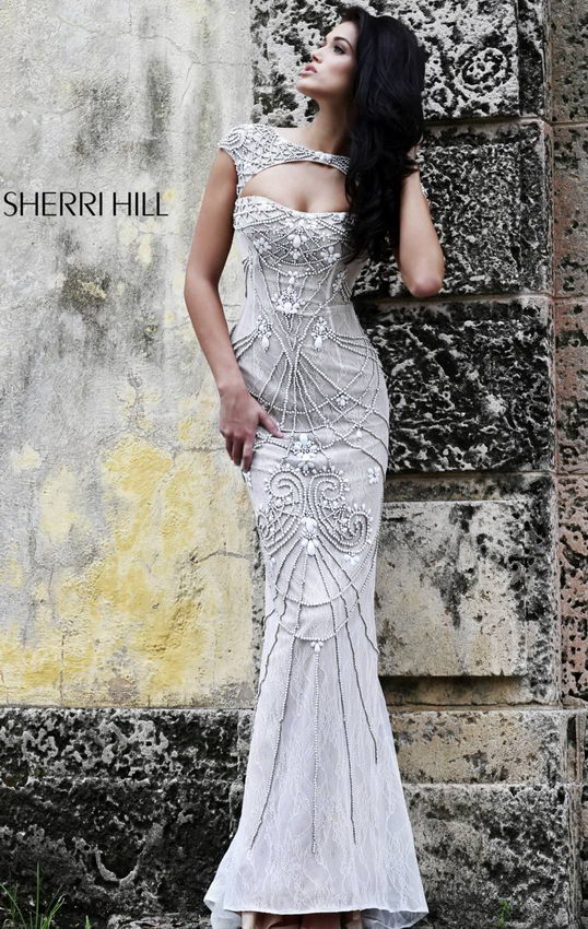 Sherri Hill 11180 ivory/nude